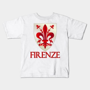 Firenza (Florence) Italy - Coat of Arms Design Kids T-Shirt